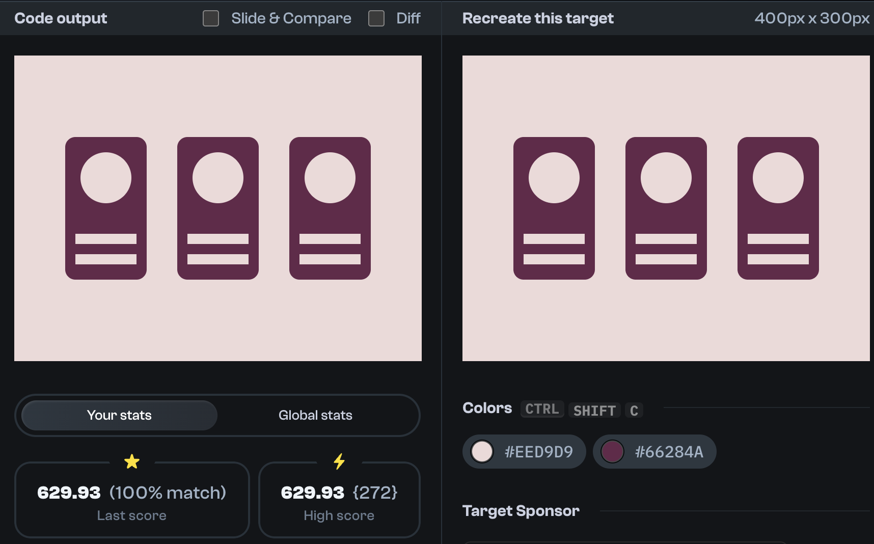 Target 162 comparison