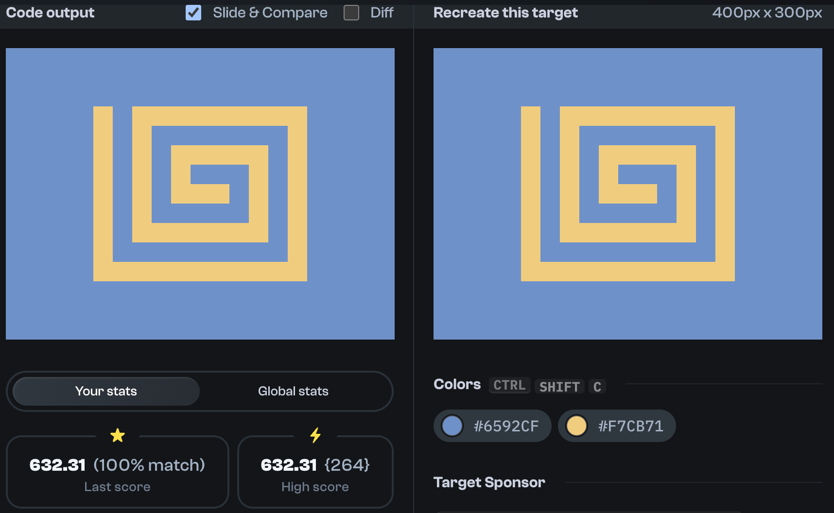 Target 165 comparison