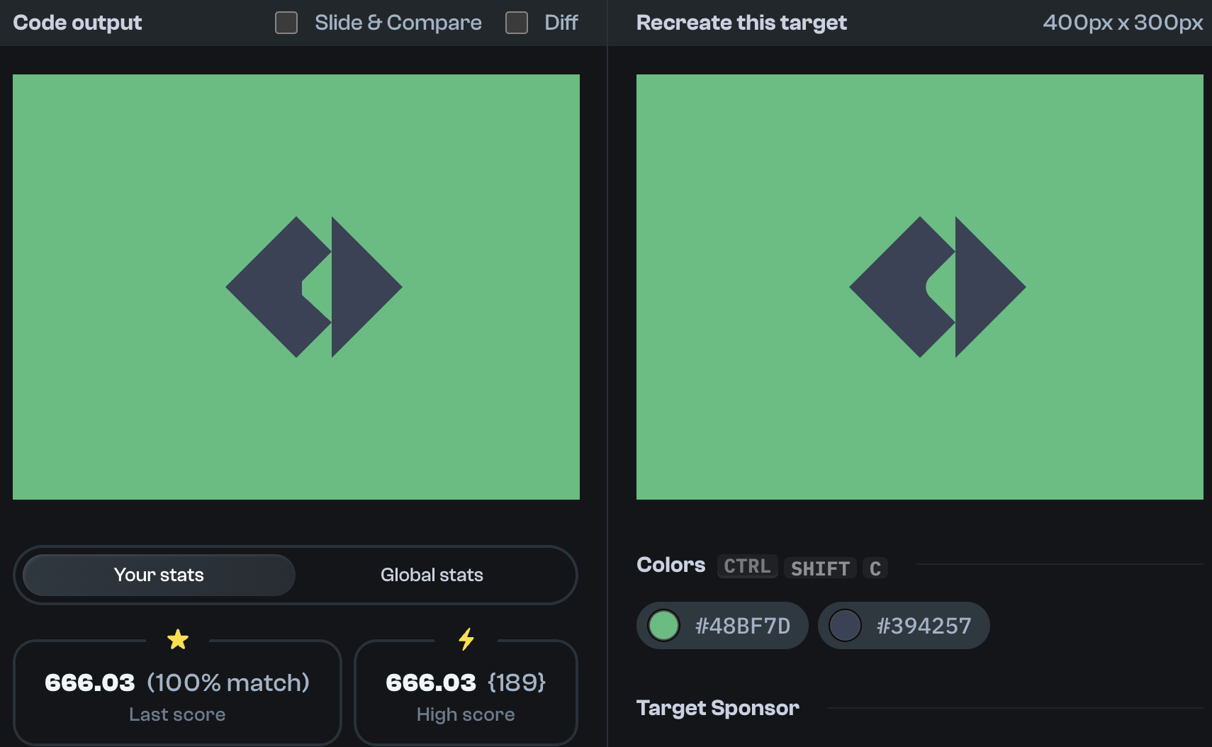 Target 173 comparison