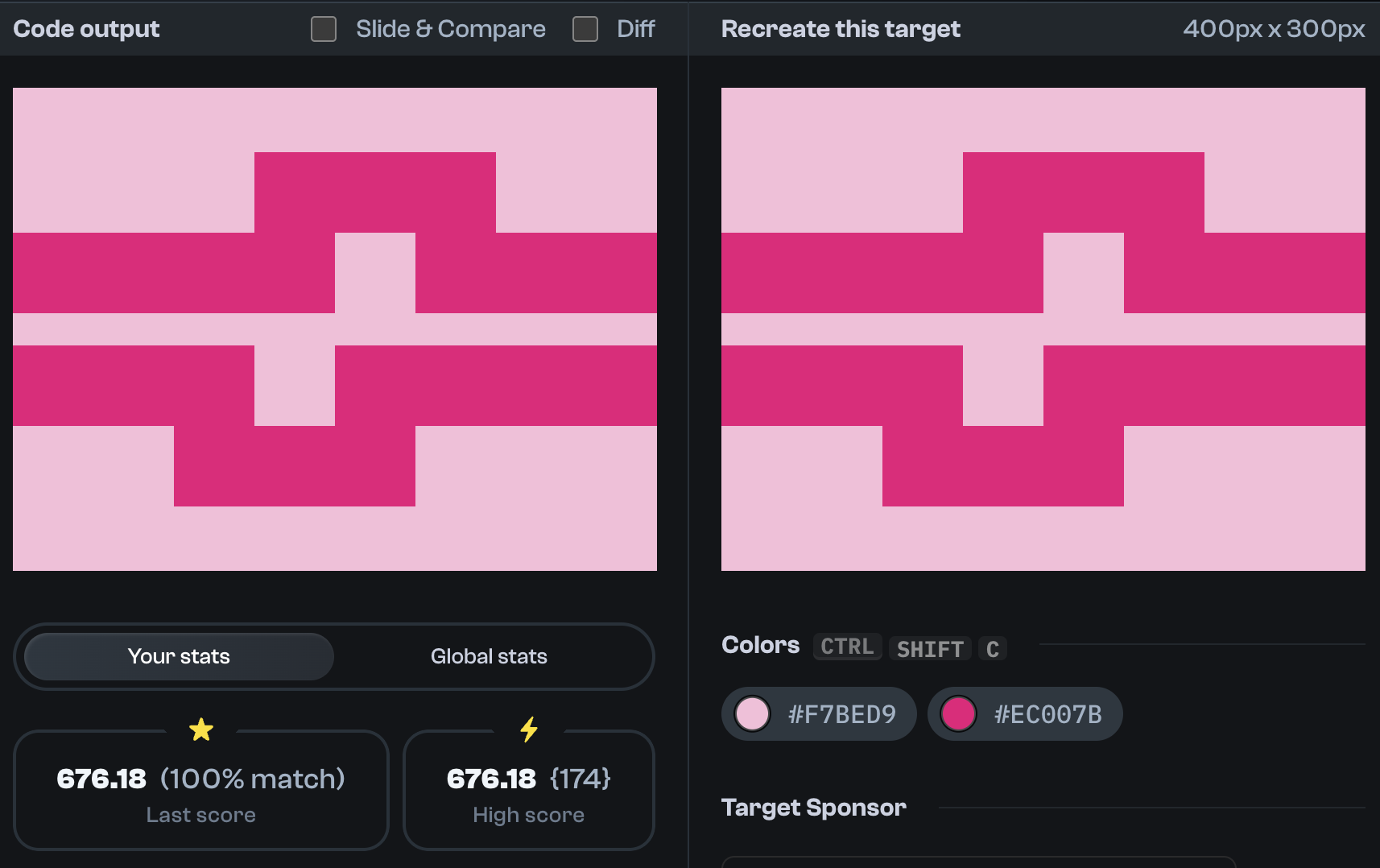 Target 175 comparison