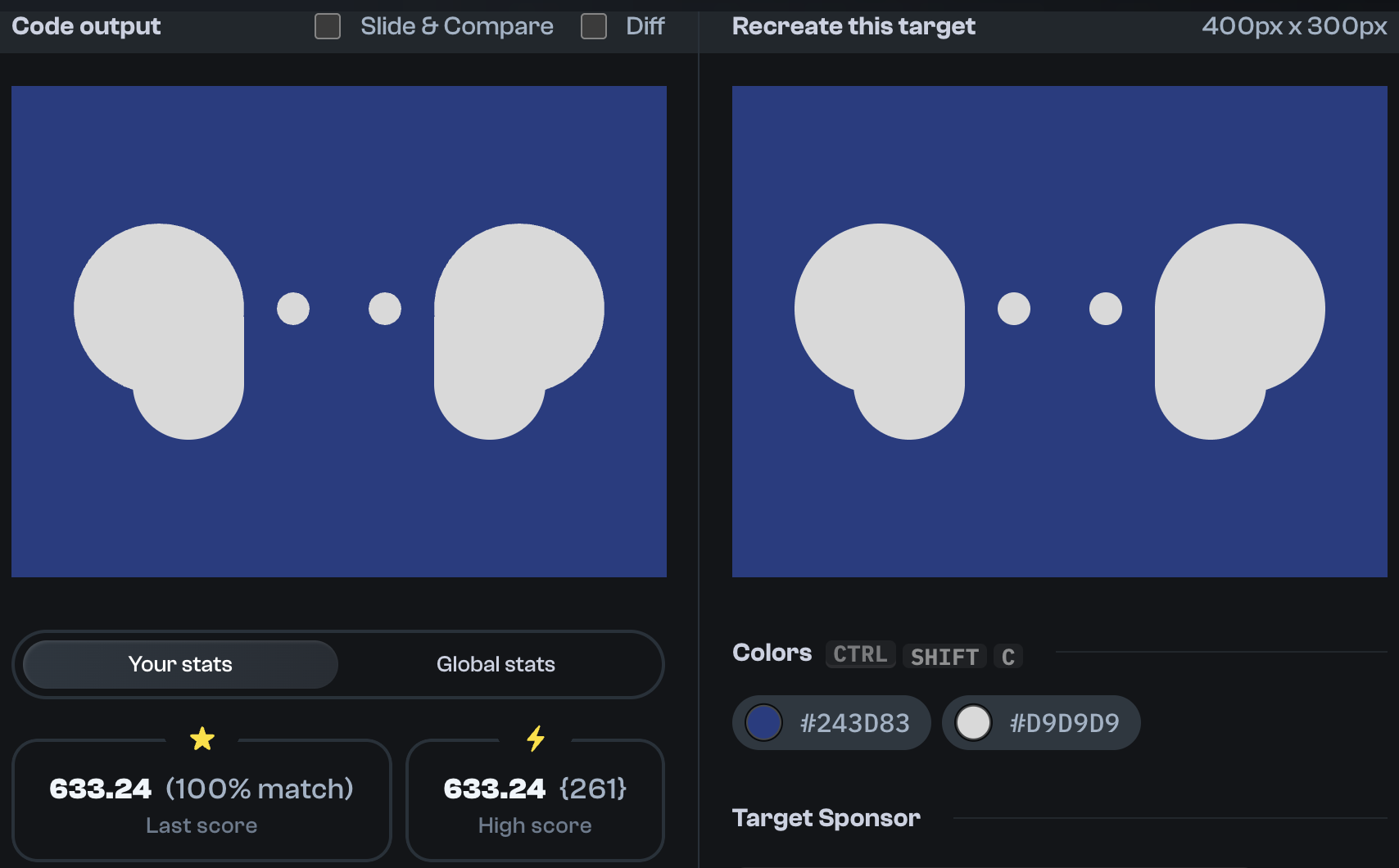 Target 177 comparison