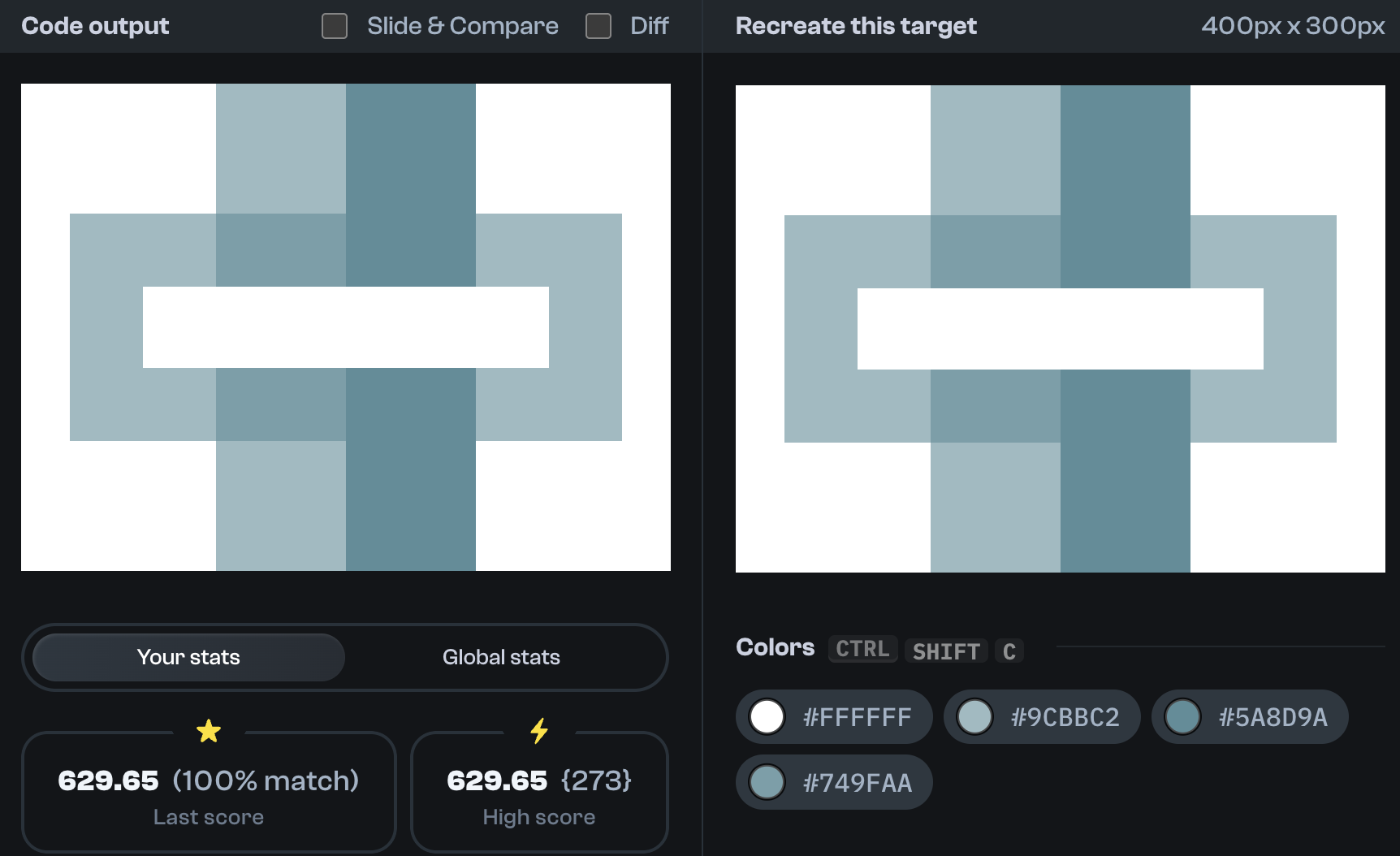 Target 179 comparison