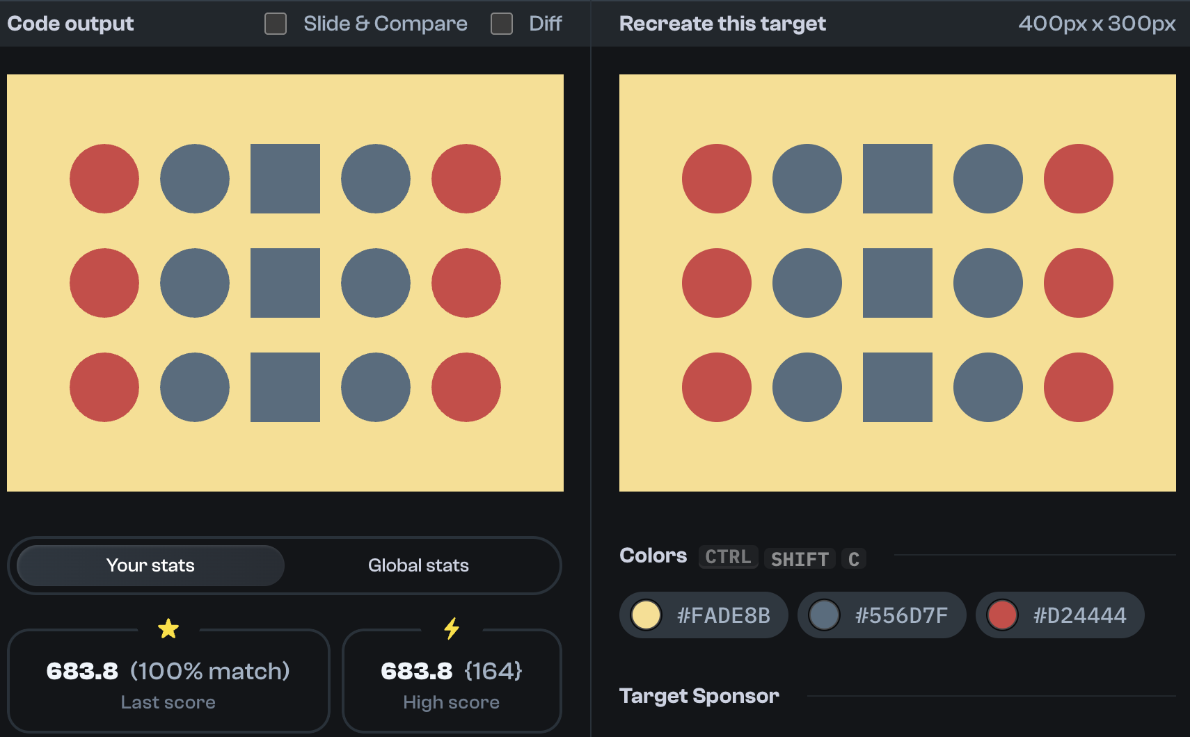 Target 181 comparison