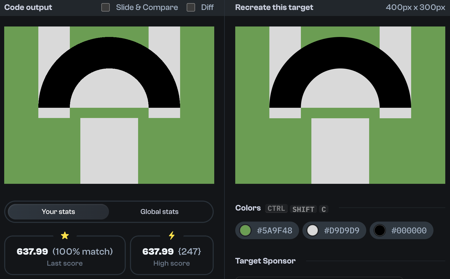 Target 185 comparison