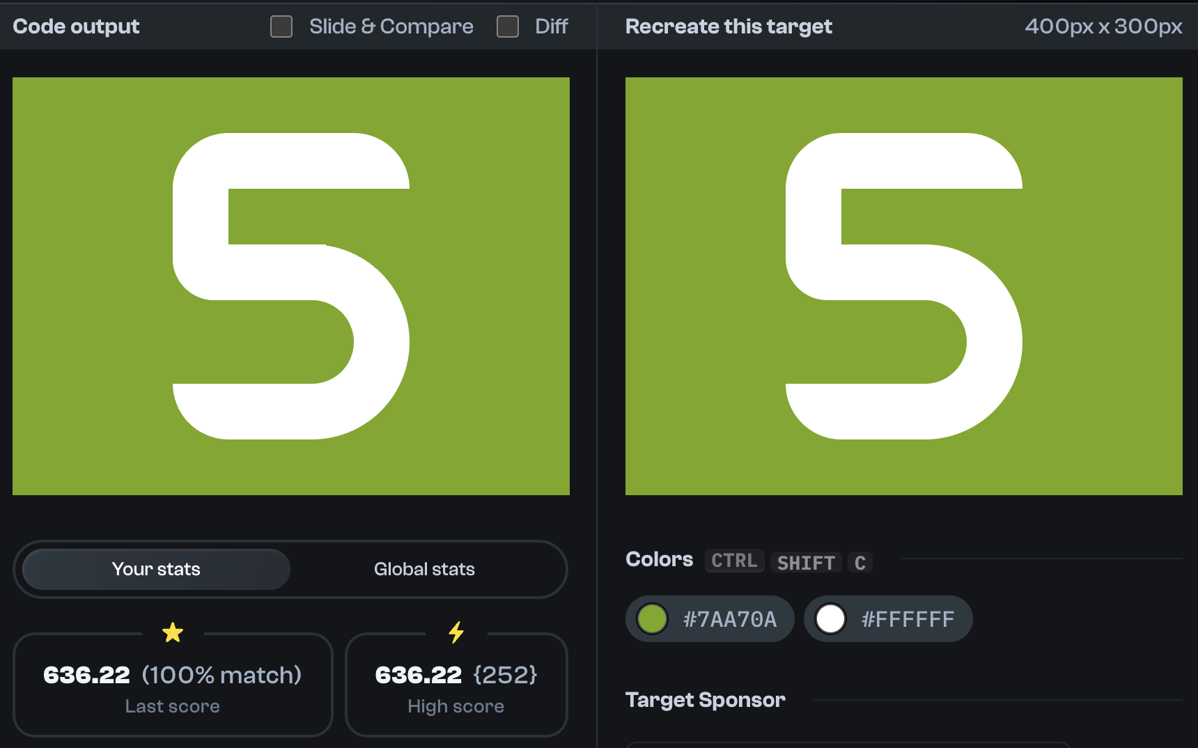 Target 191 comparison