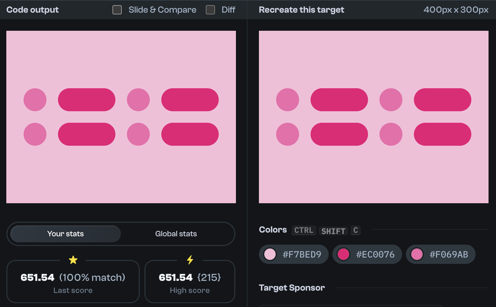 Target 192 comparison