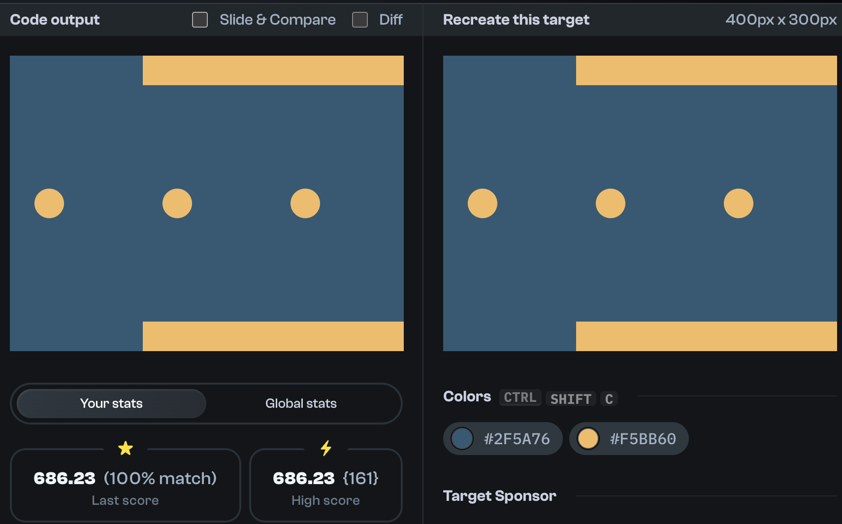 Target 196 comparison