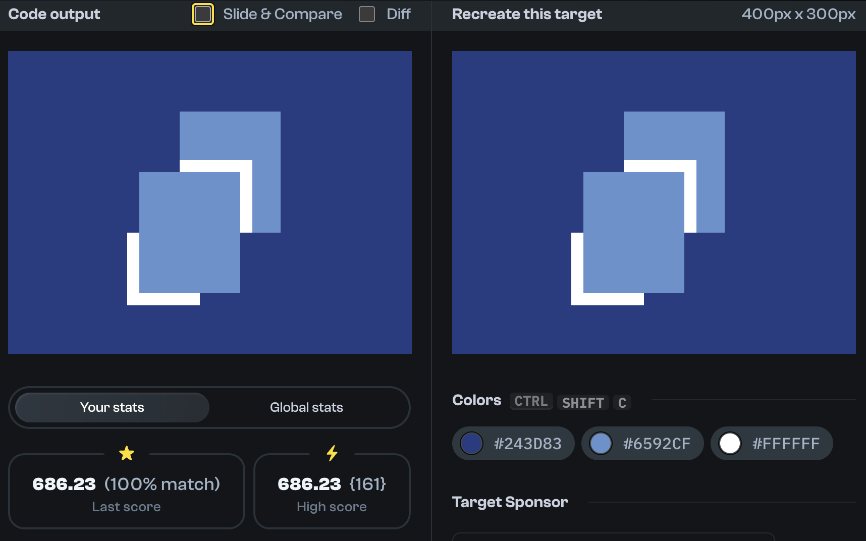 Target 198 comparison
