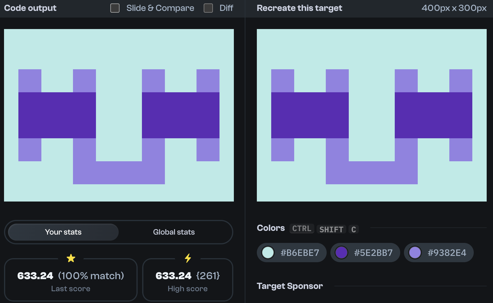 Target 200 comparison