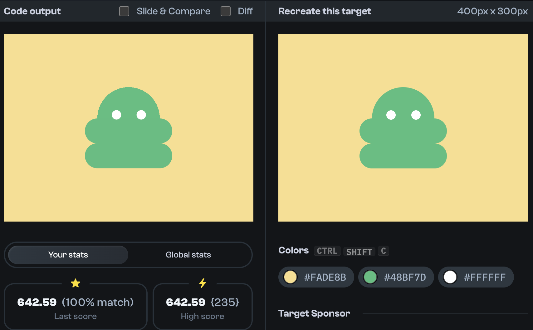 Target 201 comparison