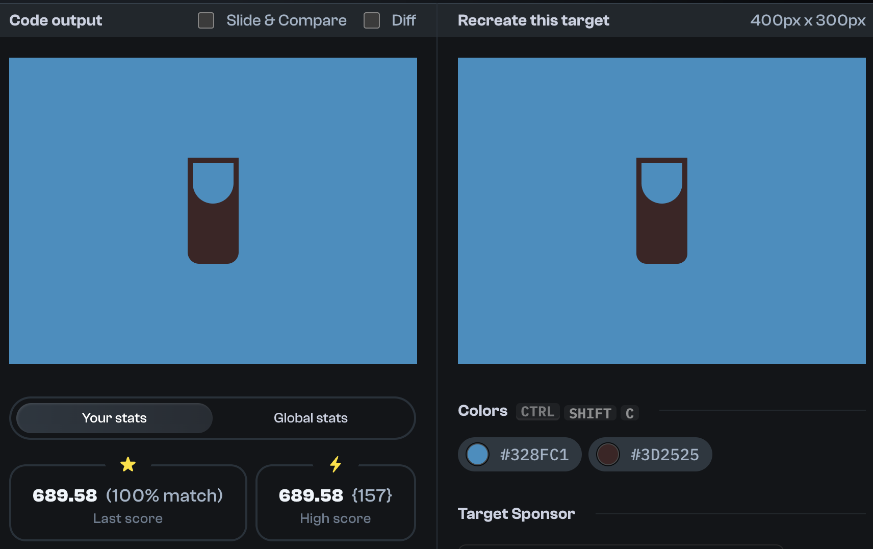 Target 205 comparison