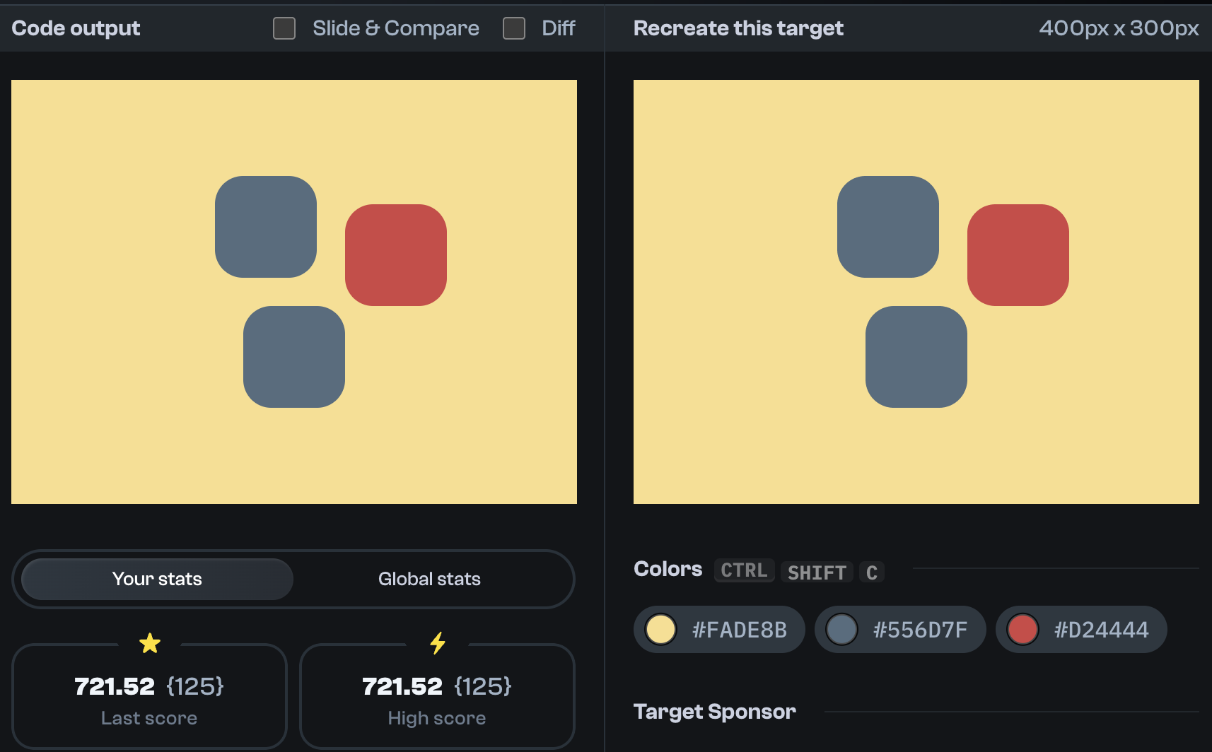 Target 206 comparison