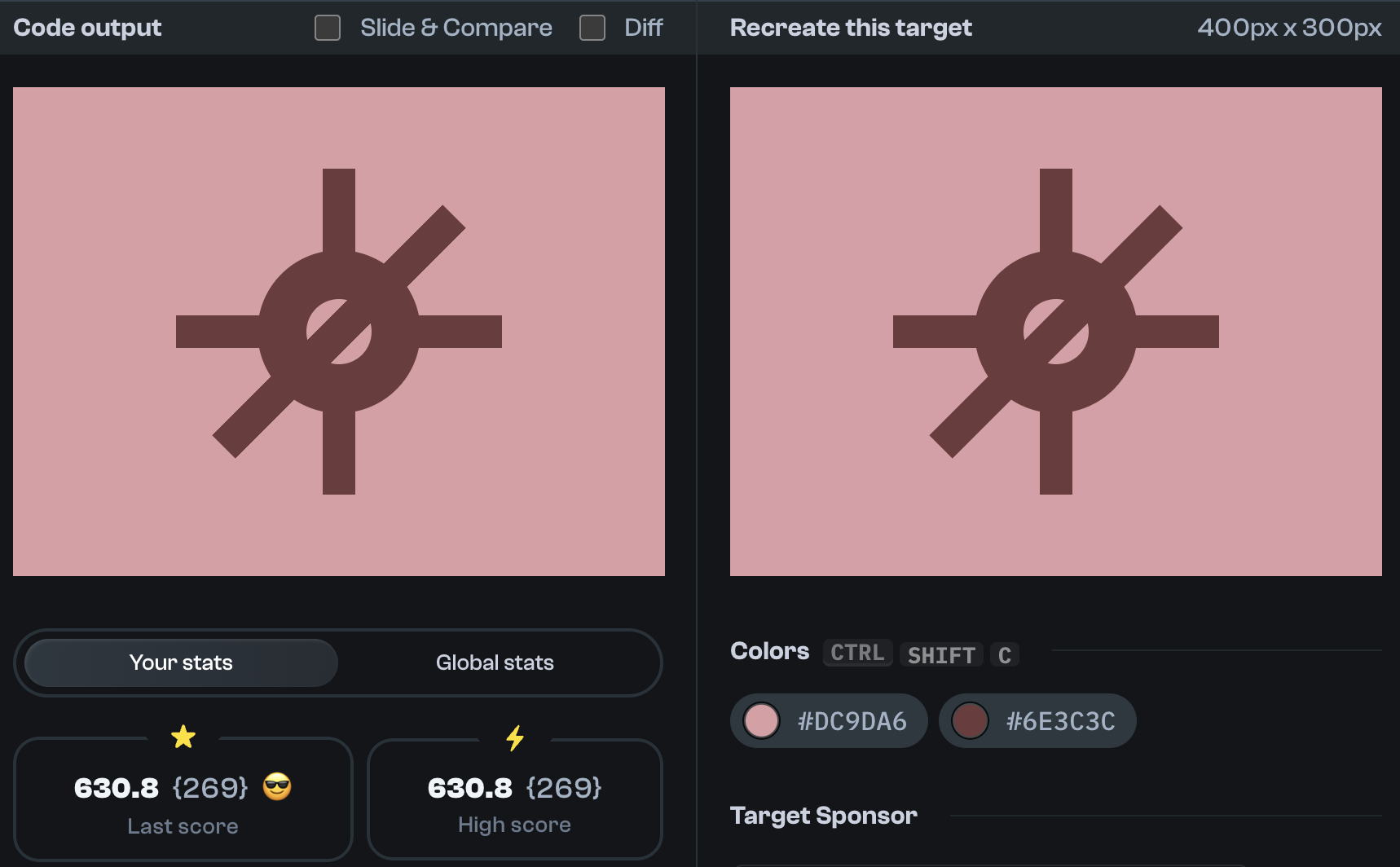Target 208 comparison
