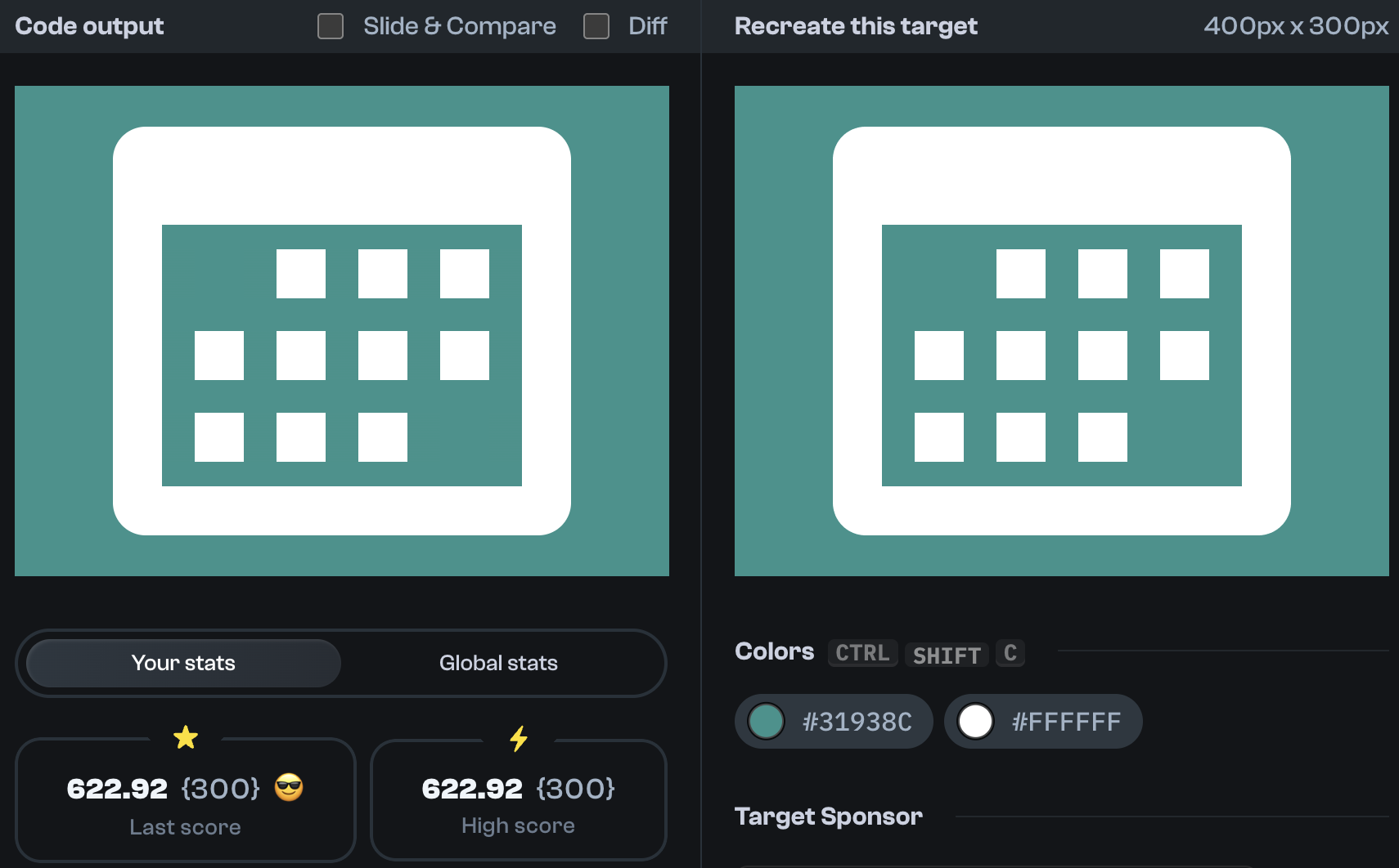 Target 214 comparison