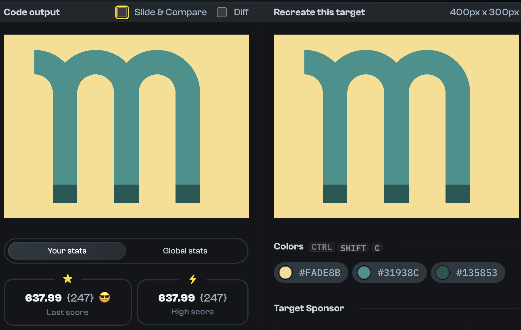 Target 221 comparison