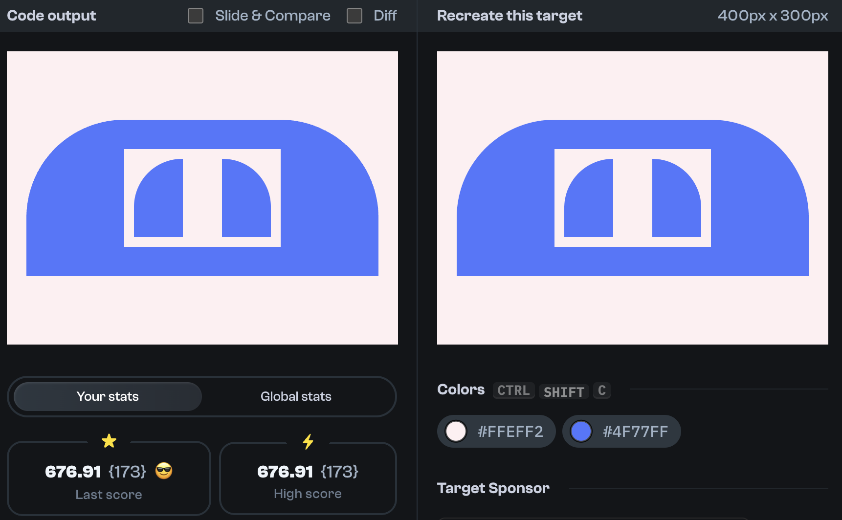 Target 227 comparison