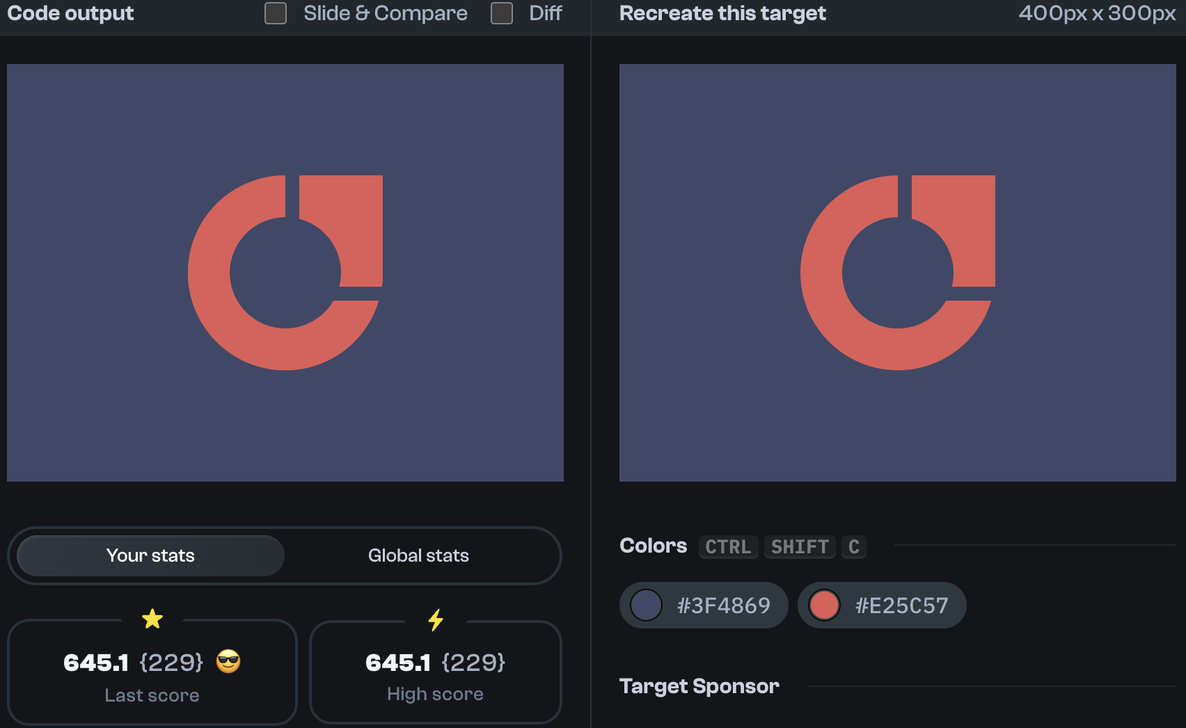 Target 239 comparison