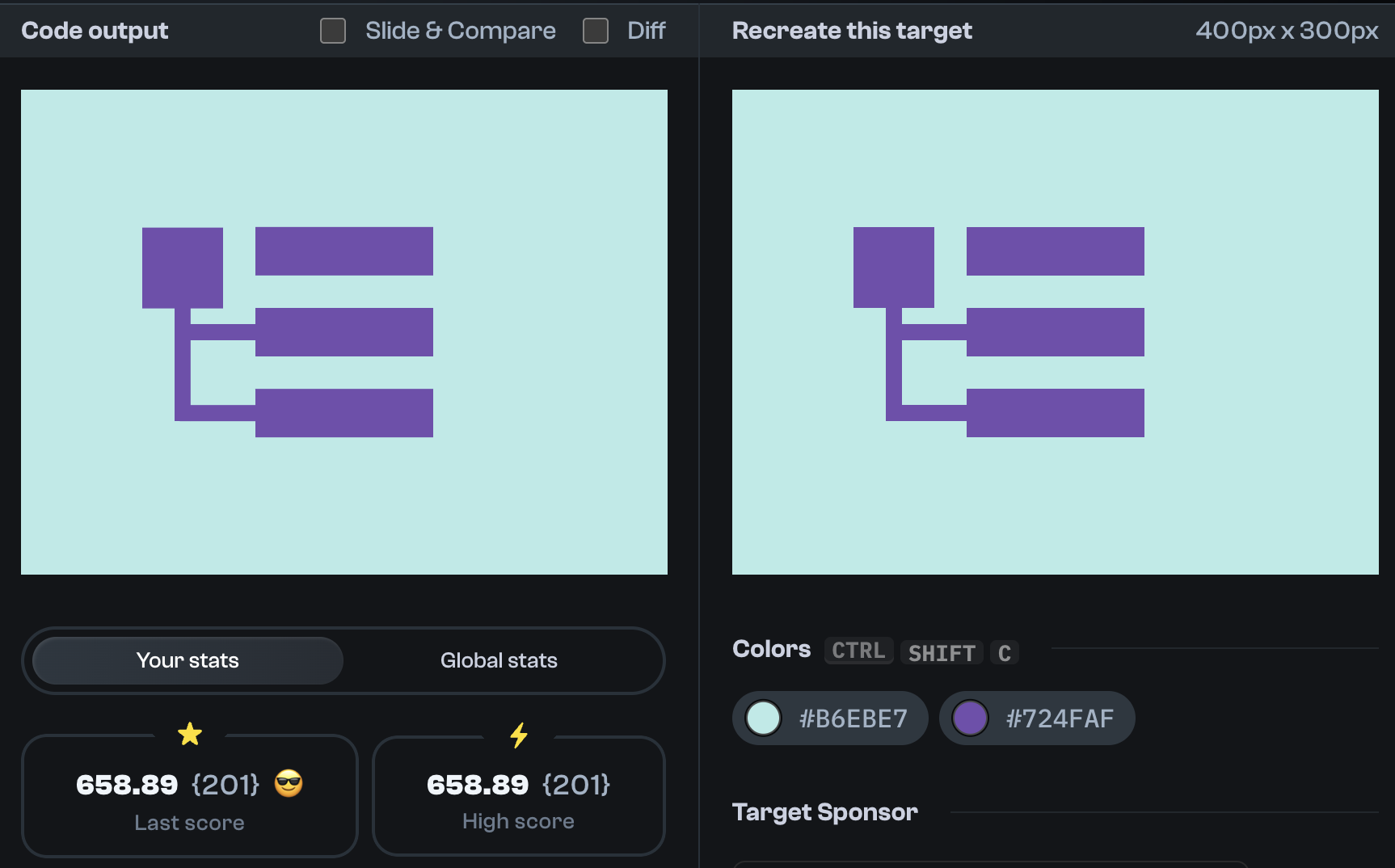 Target 240 comparison