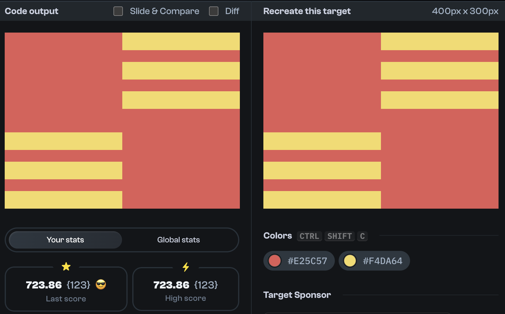 Target 244 comparison