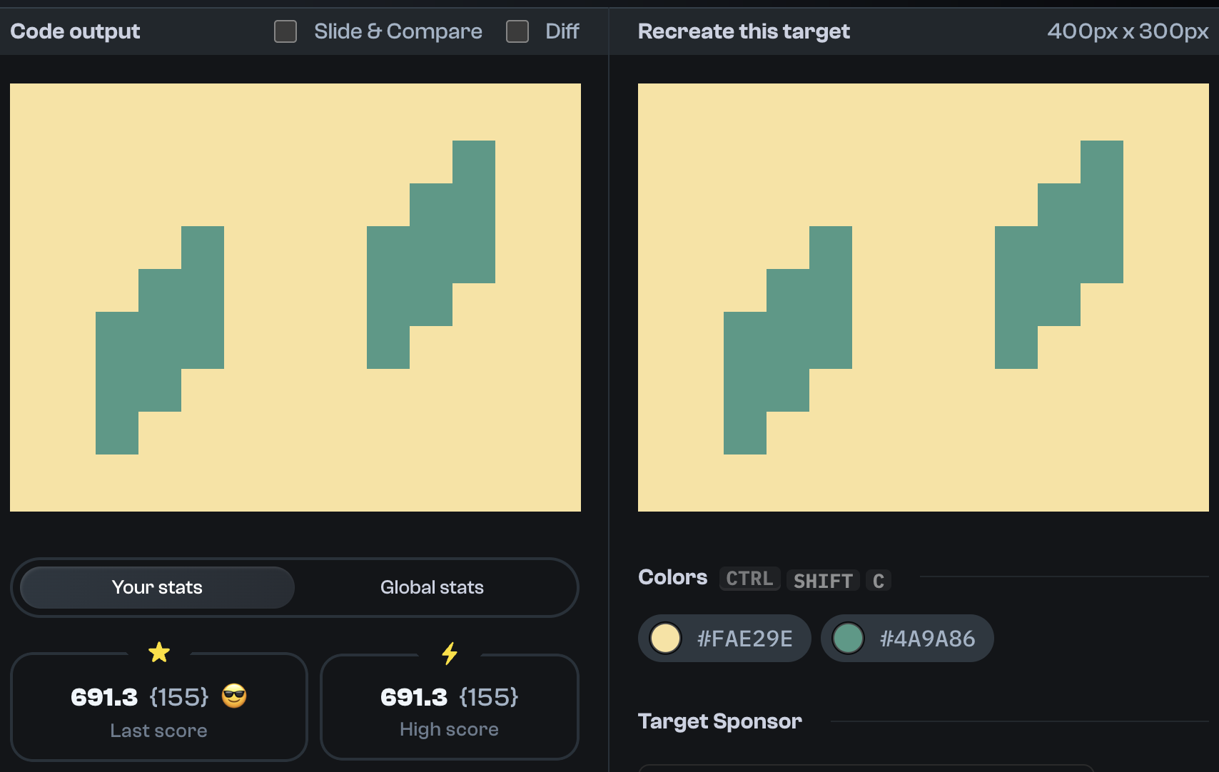 Target 251 comparison