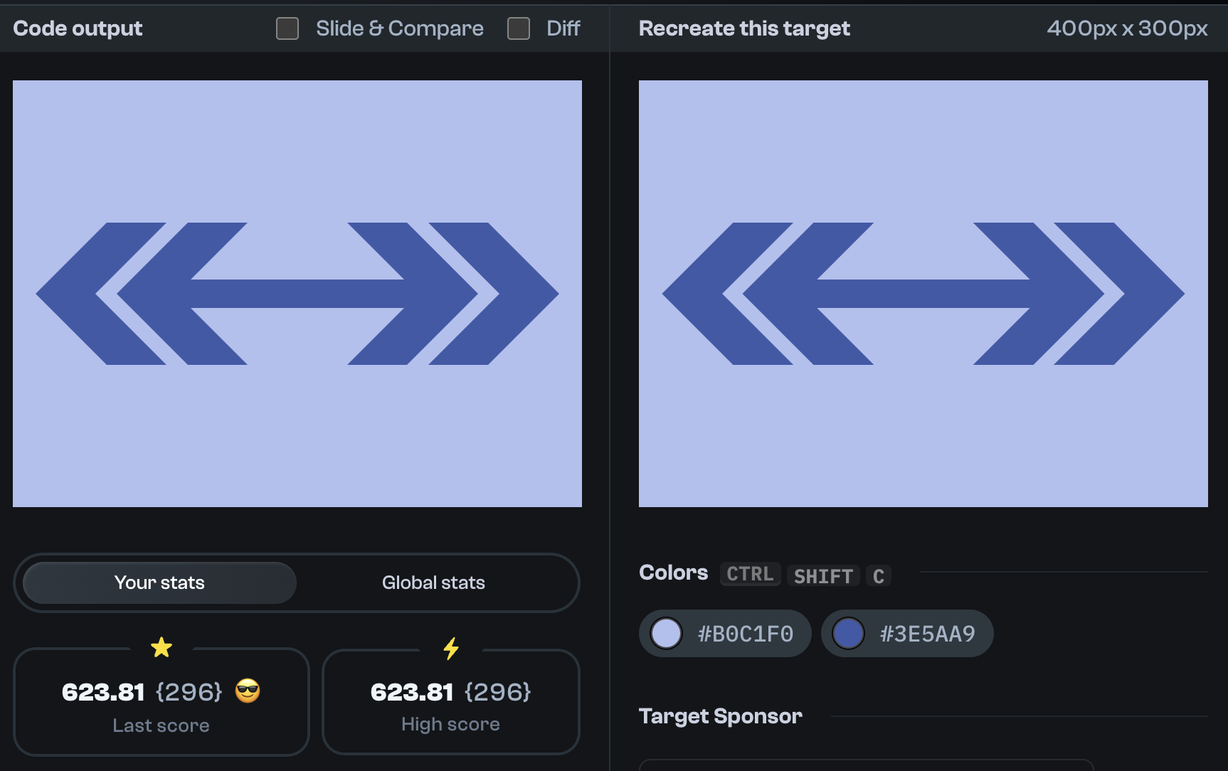 Target 253 comparison