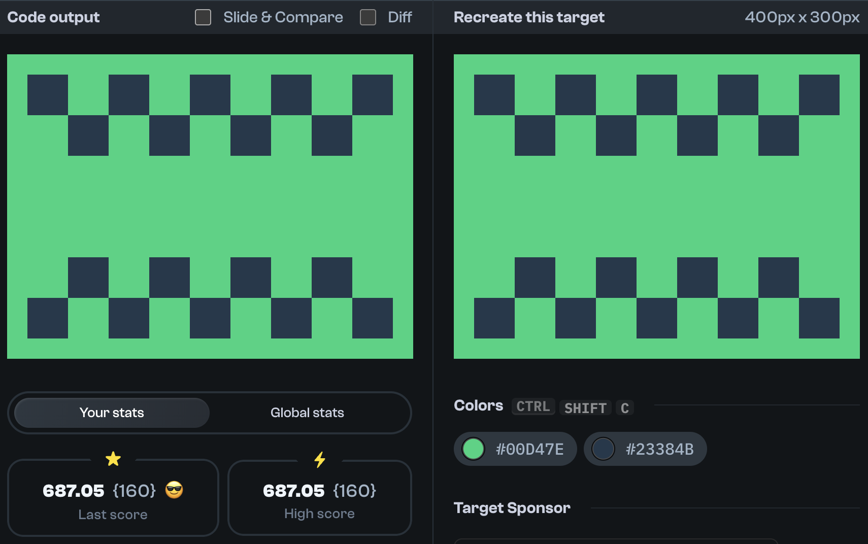 Target 261 comparison