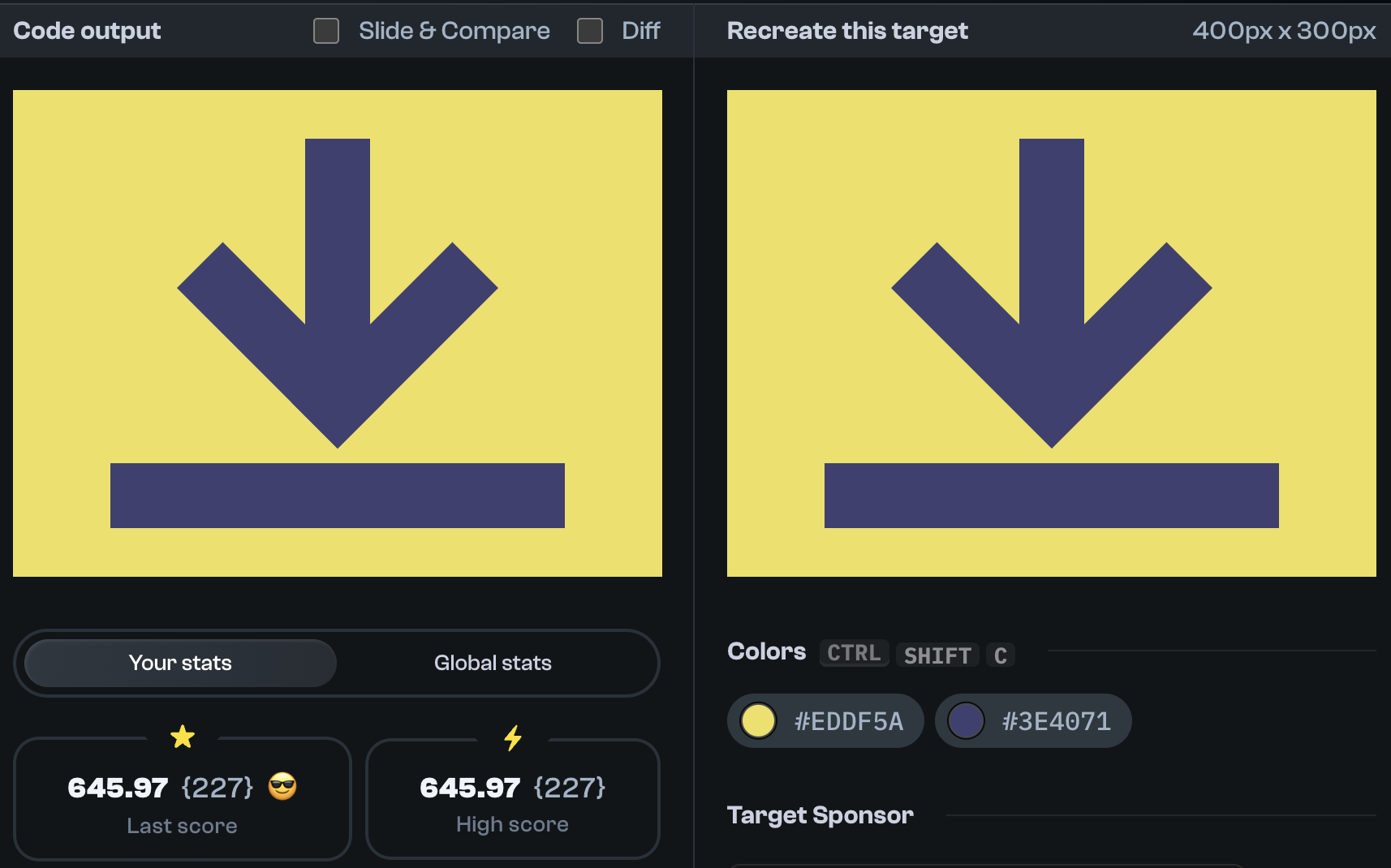 Target 262 comparison