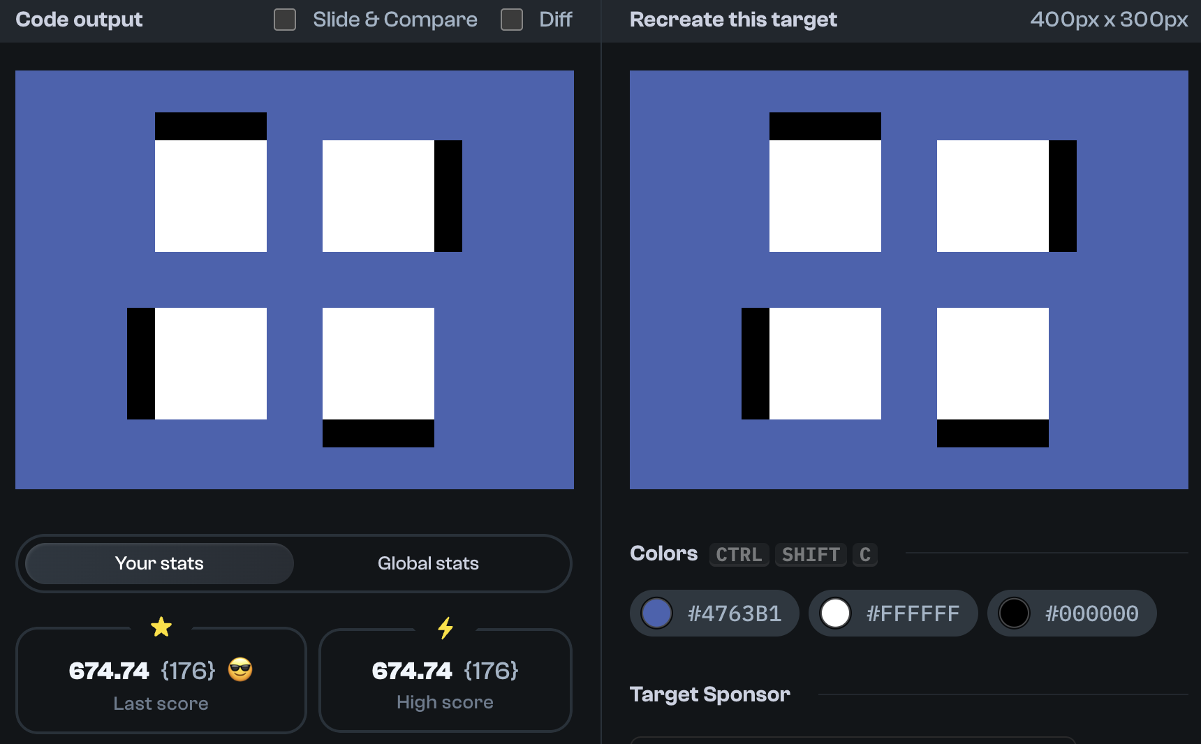 Target 269 comparison