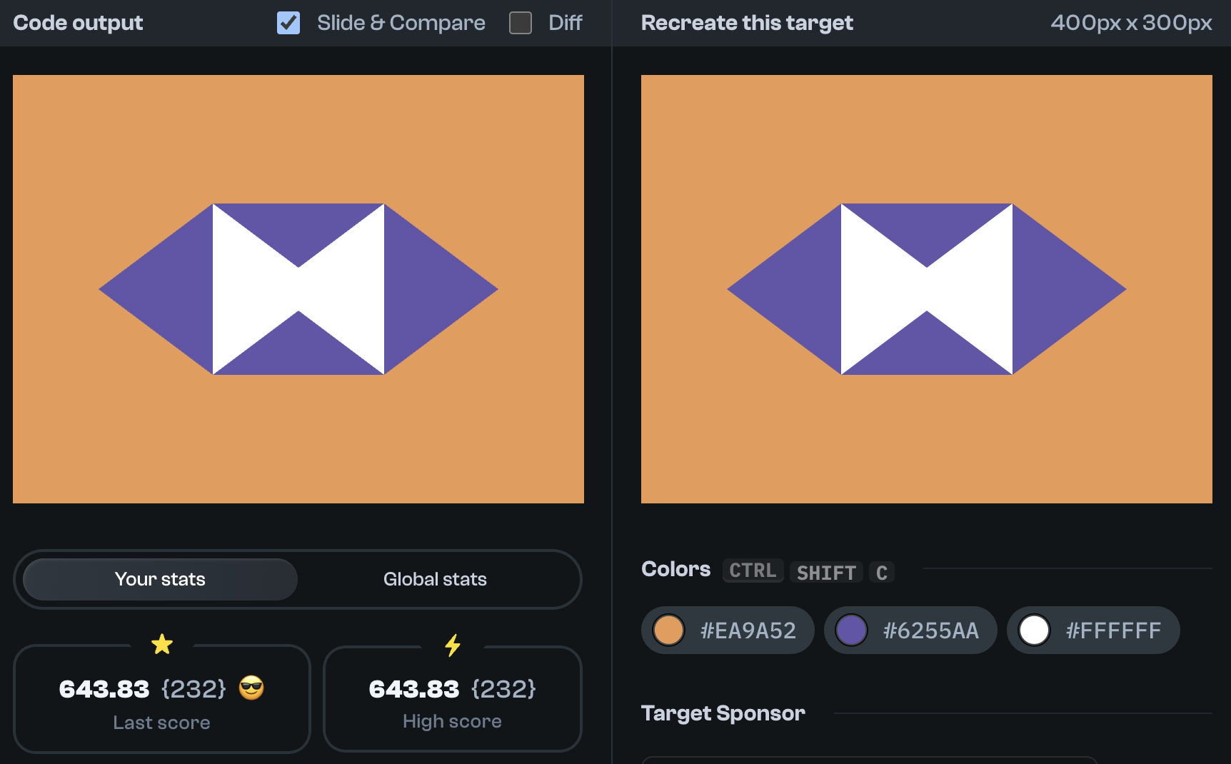 Target 271 comparison