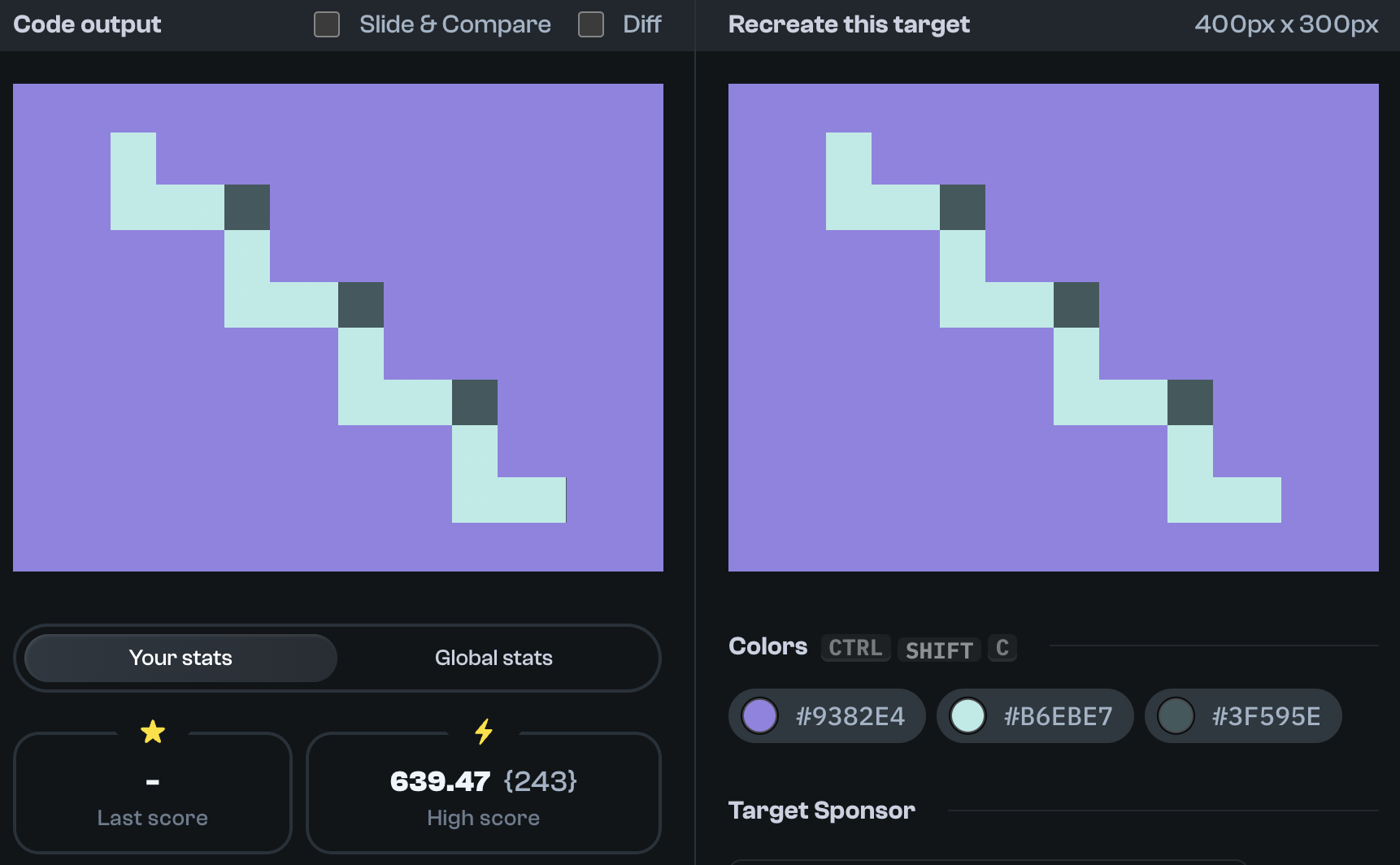 Target 273 comparison