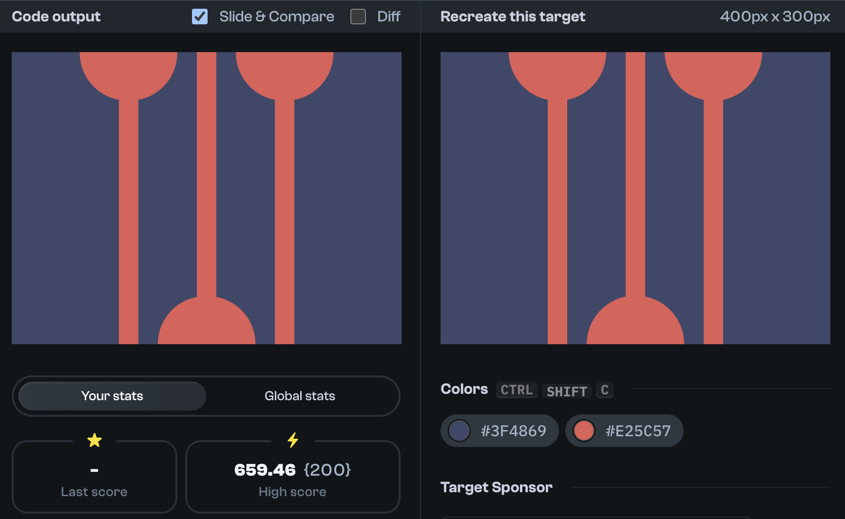 Target 274 comparison