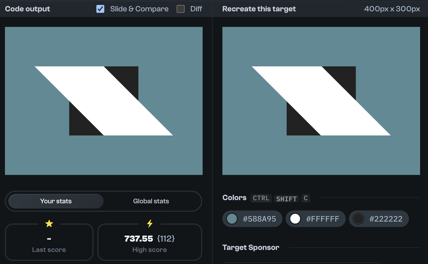 Target 279 comparison