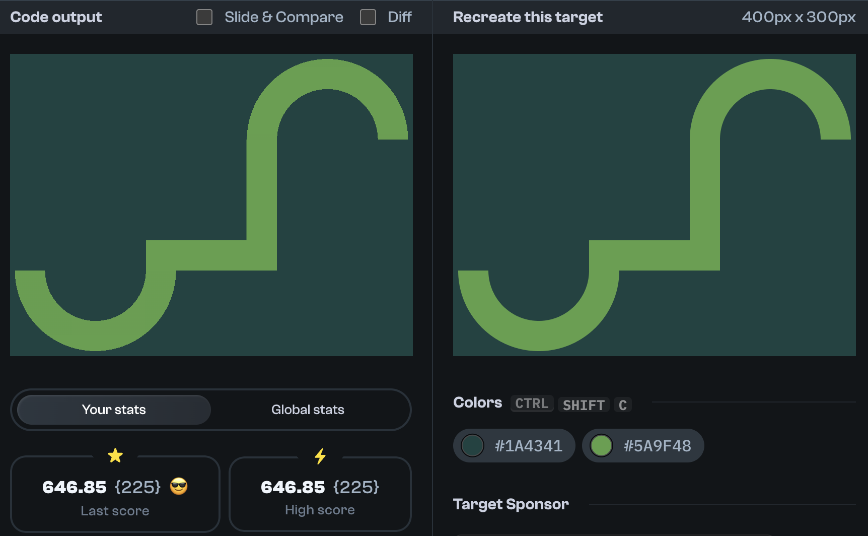 Target 292 comparison