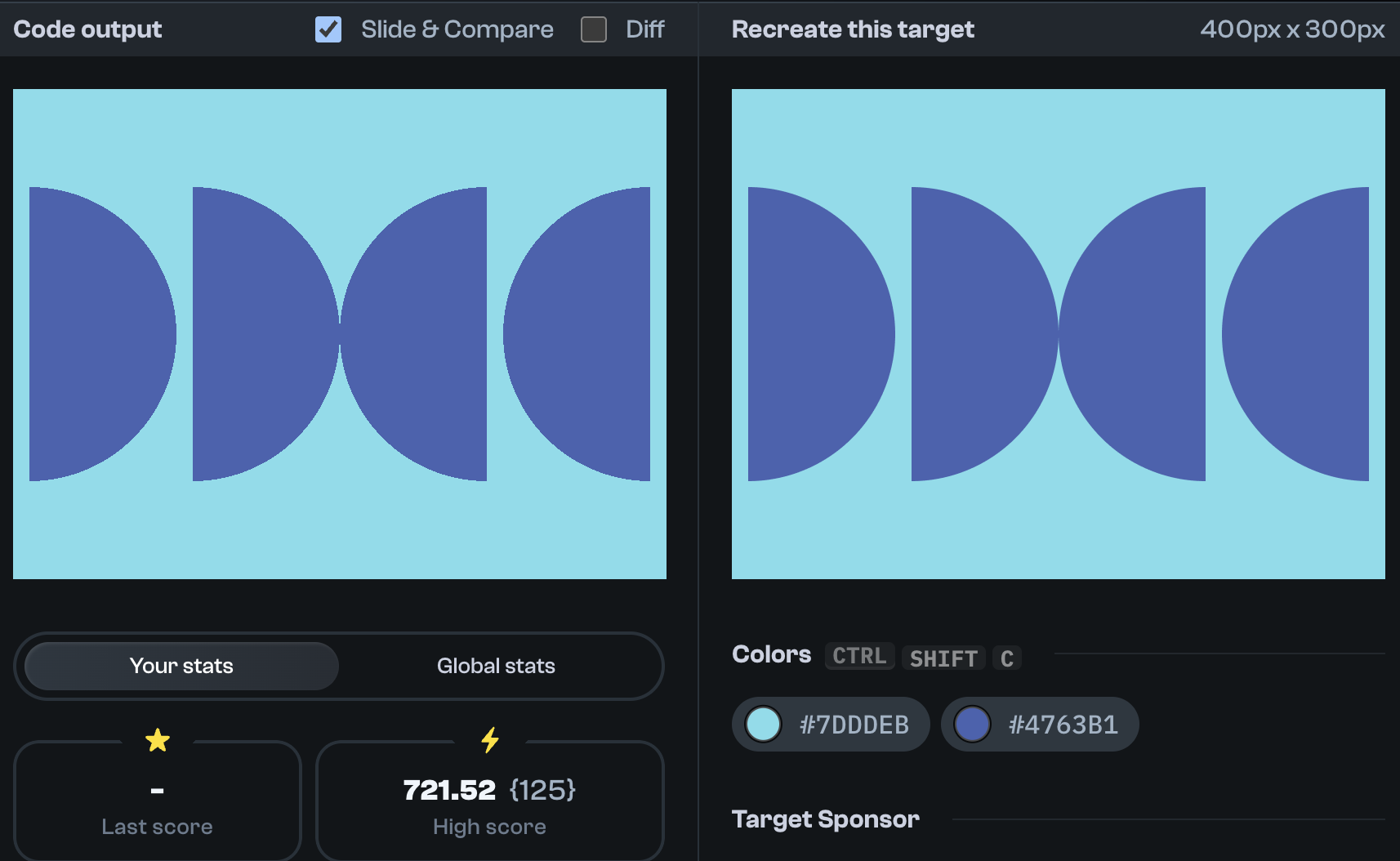 Target 294 comparison