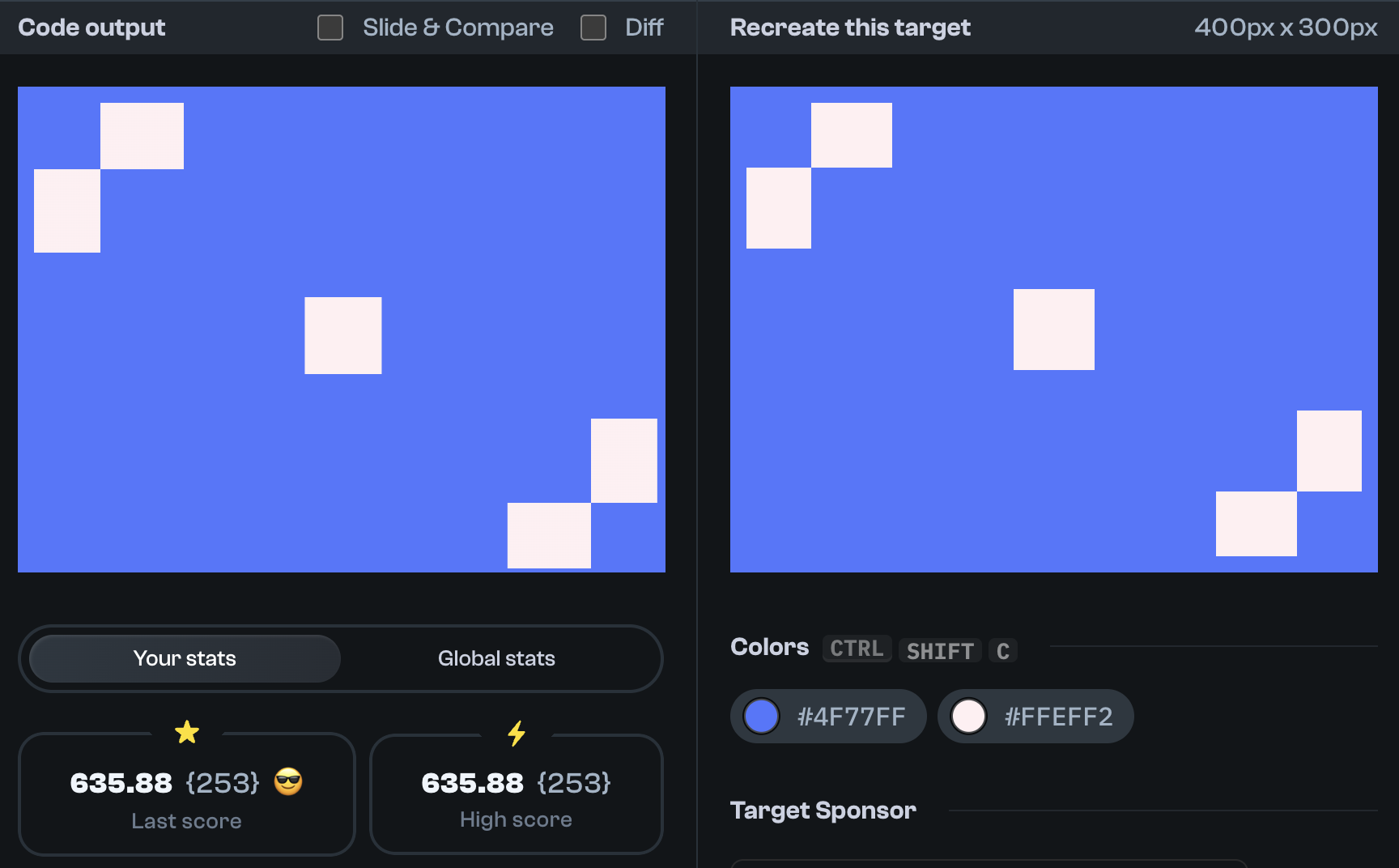 Target 297 comparison