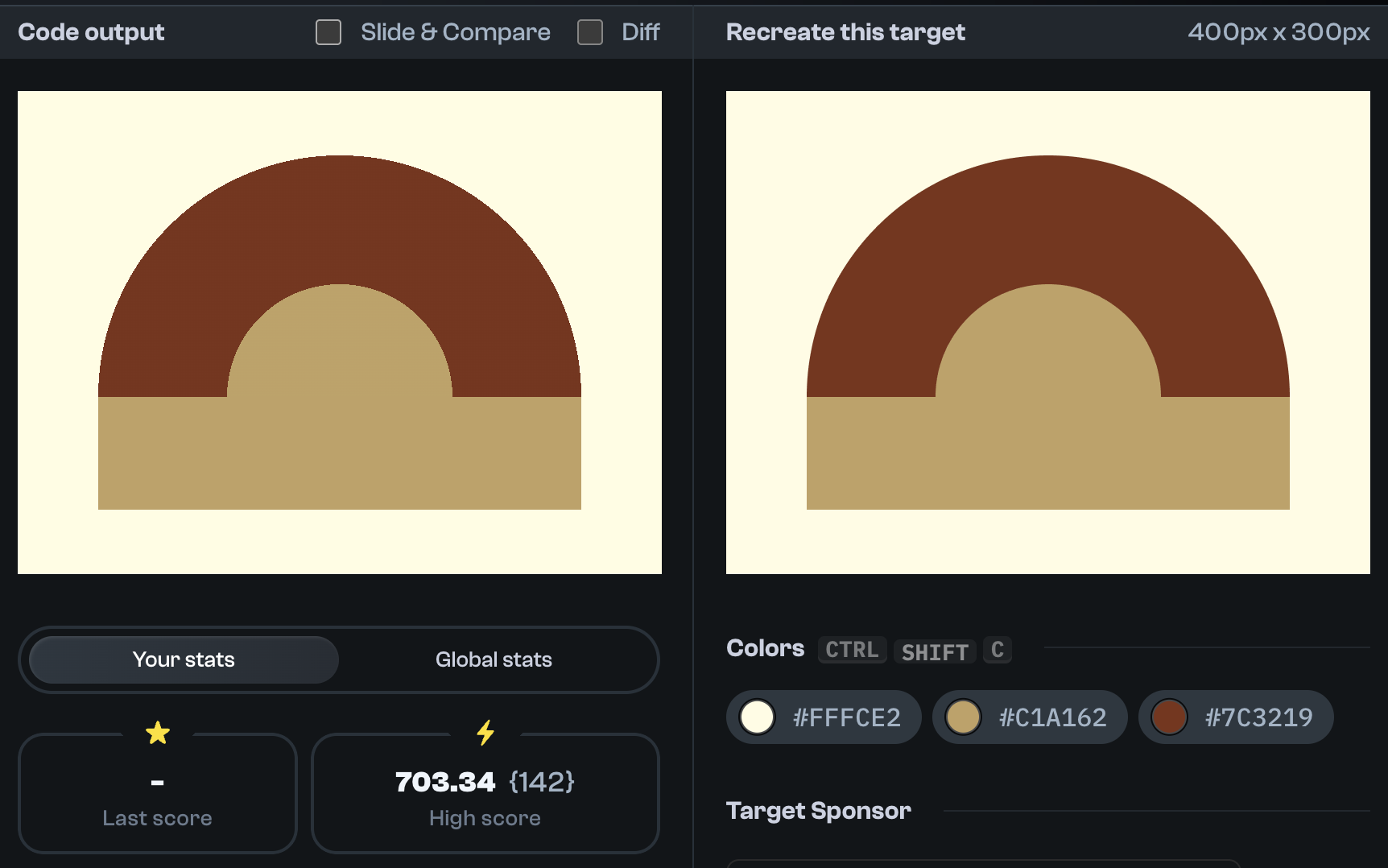 Target 300 comparison