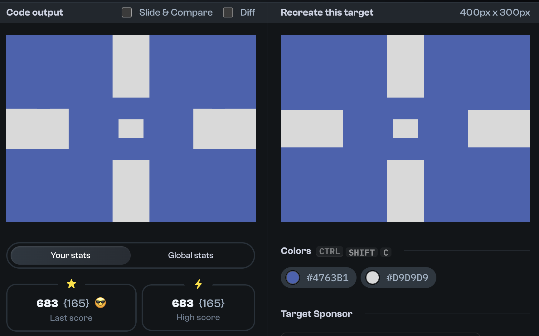 CSS Battle Target 302