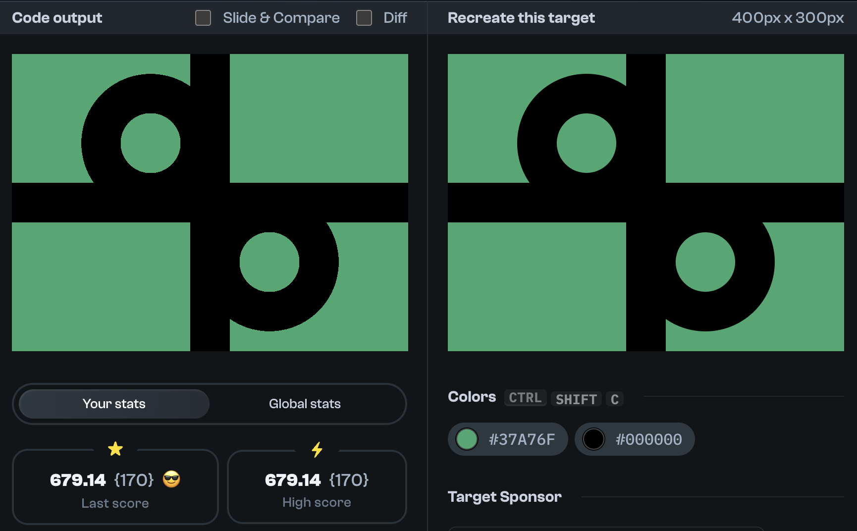 Target 304 comparison