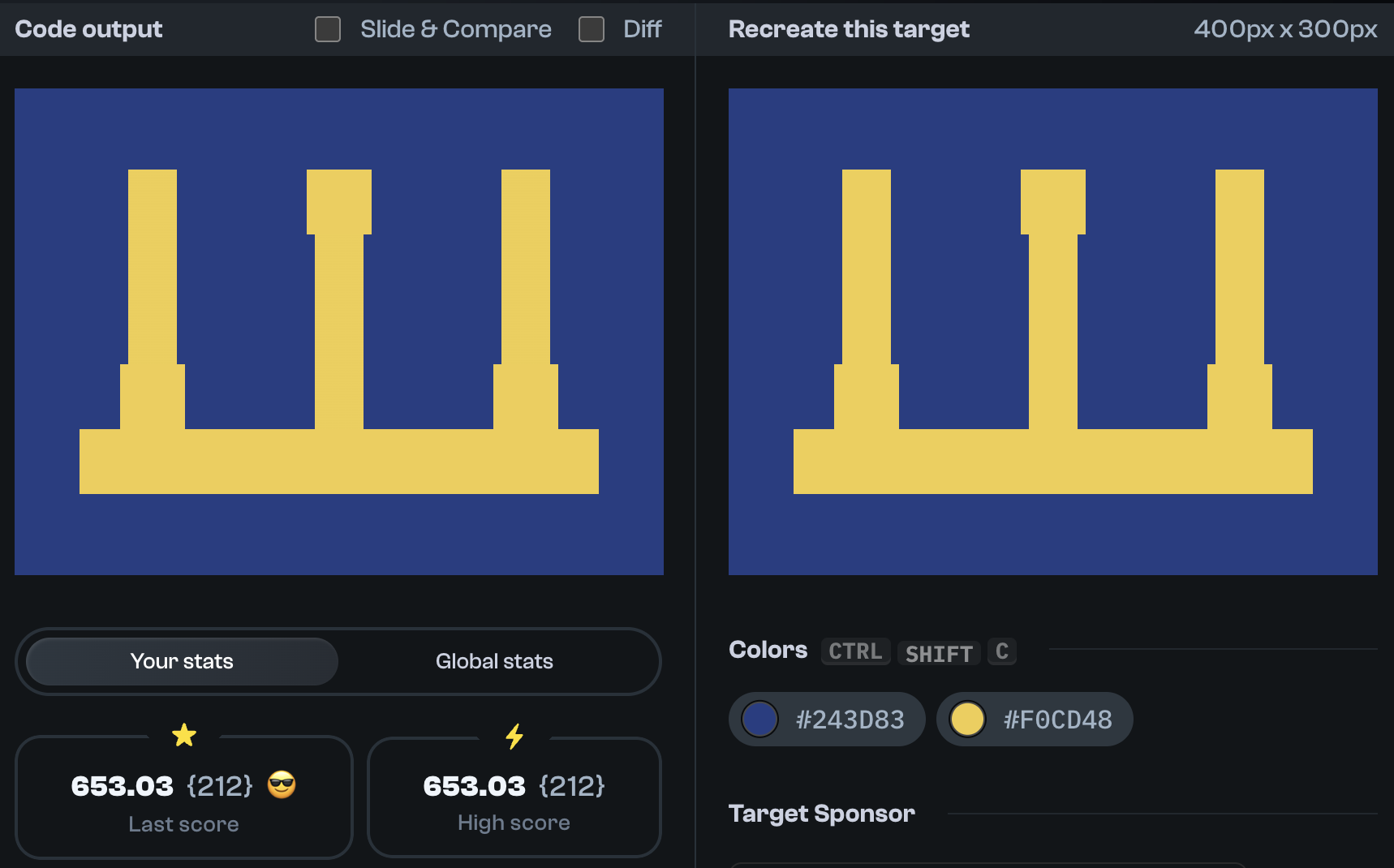 Target 305 comparison