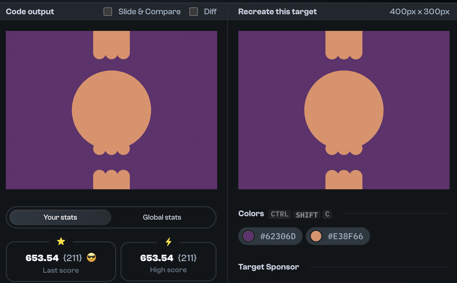 Target 307 comparison