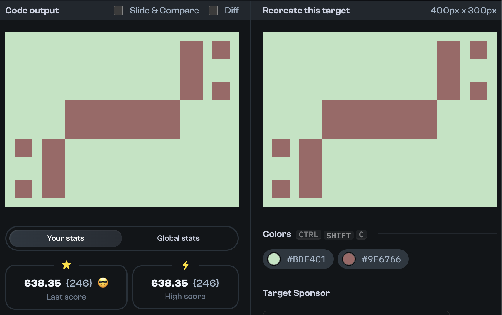 Target 316 comparison