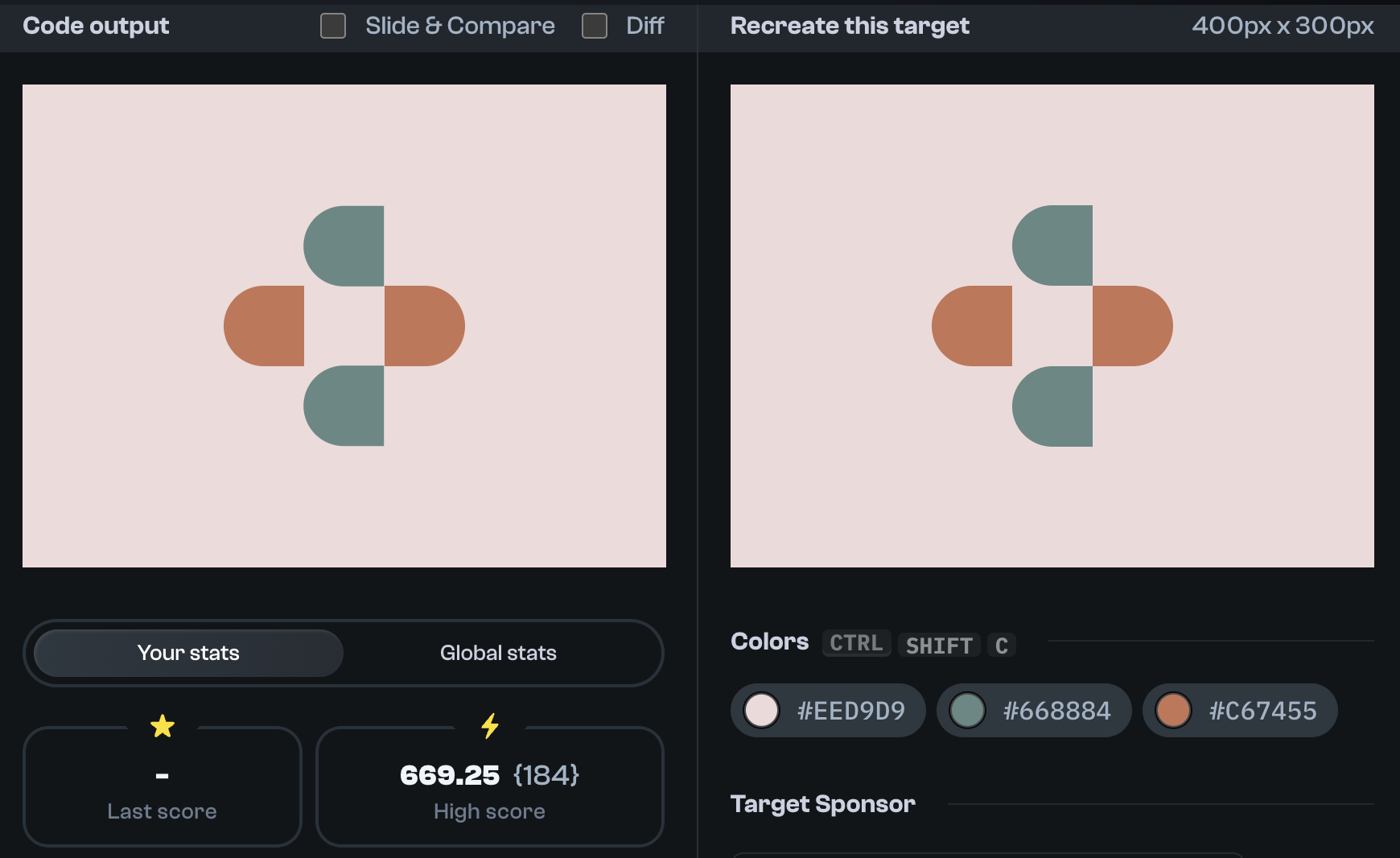 Target 324 comparison