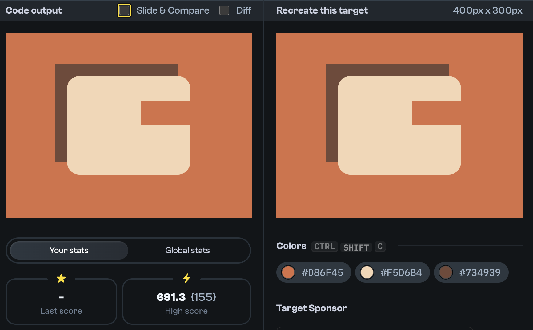 Target 332 comparison