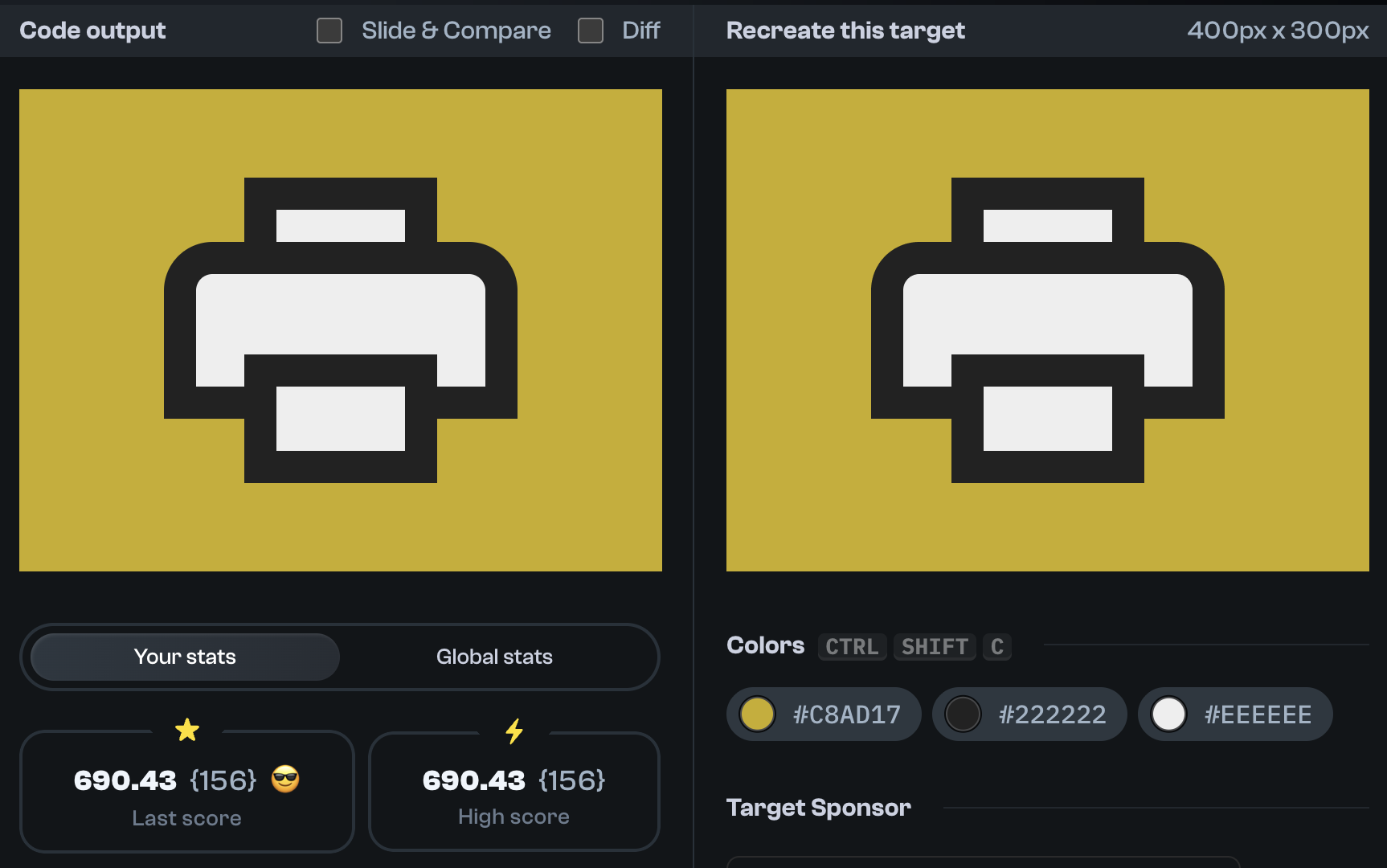 Target 337 comparison