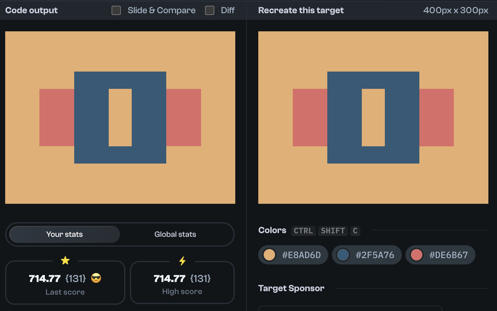 Target 338 comparison