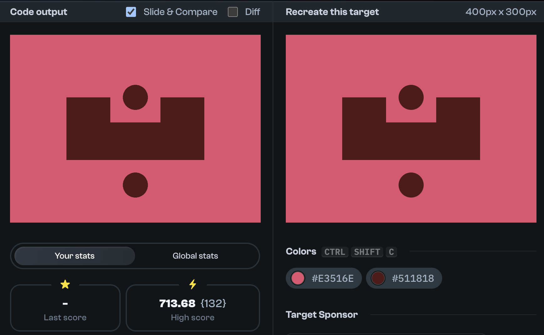 Target 341 comparison