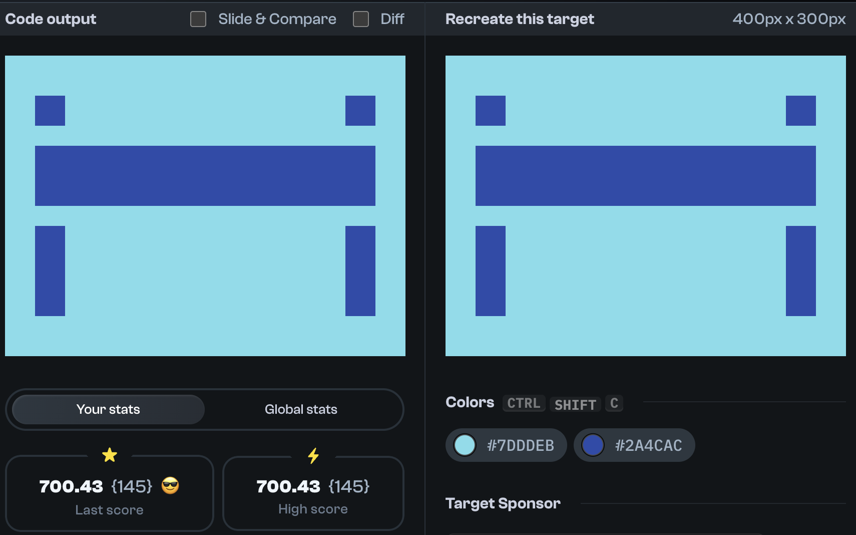 Target 342 comparison