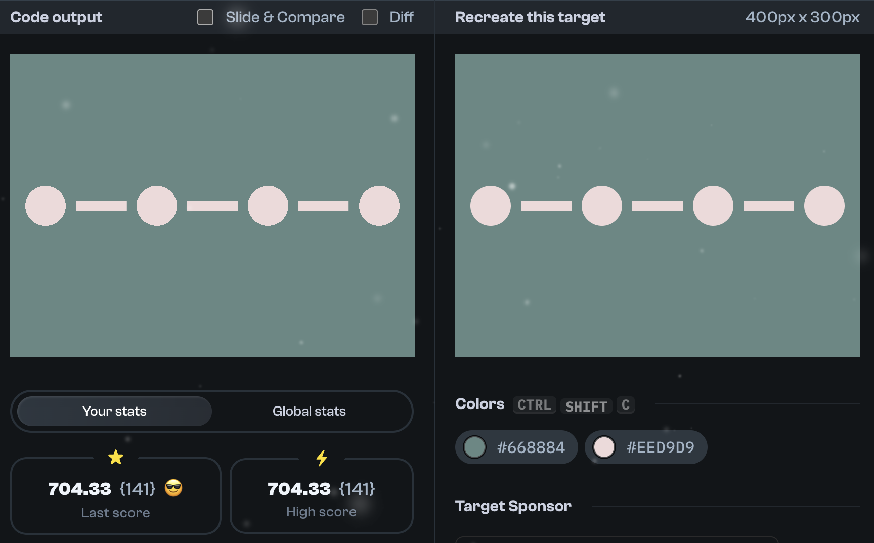 Target 343 comparison