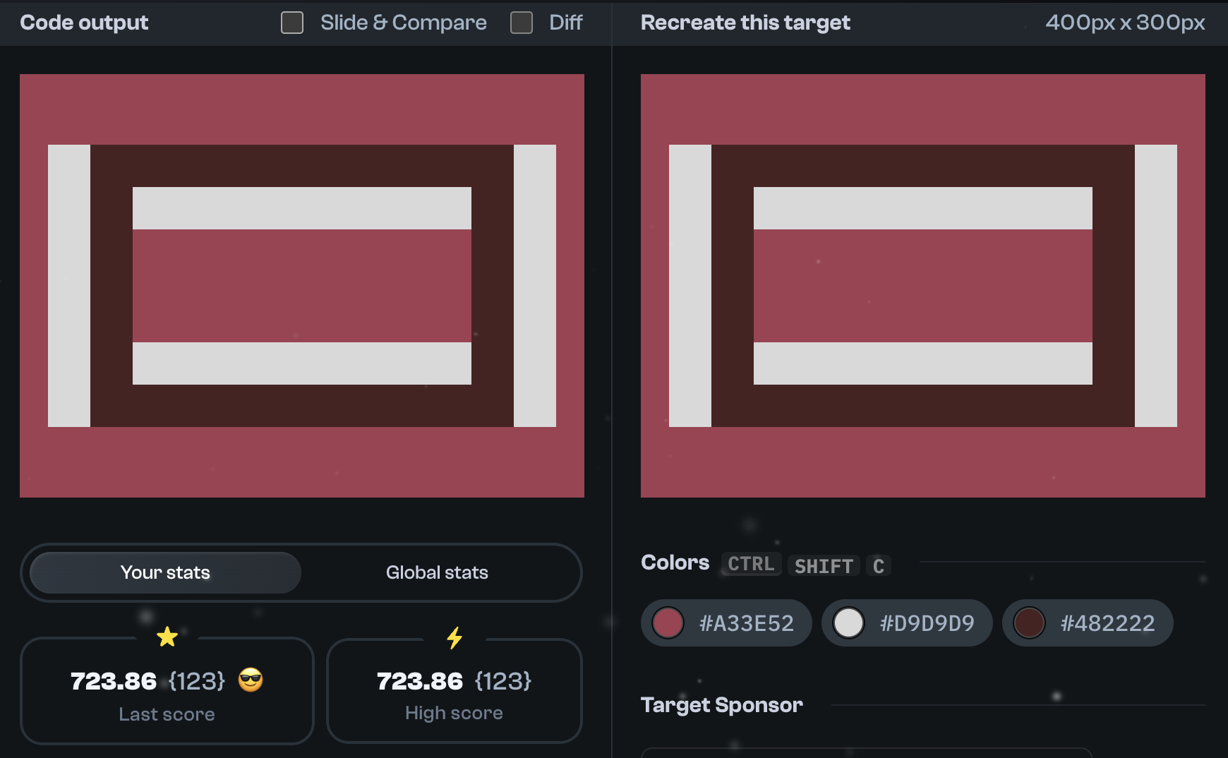 CSS Battle Target 347