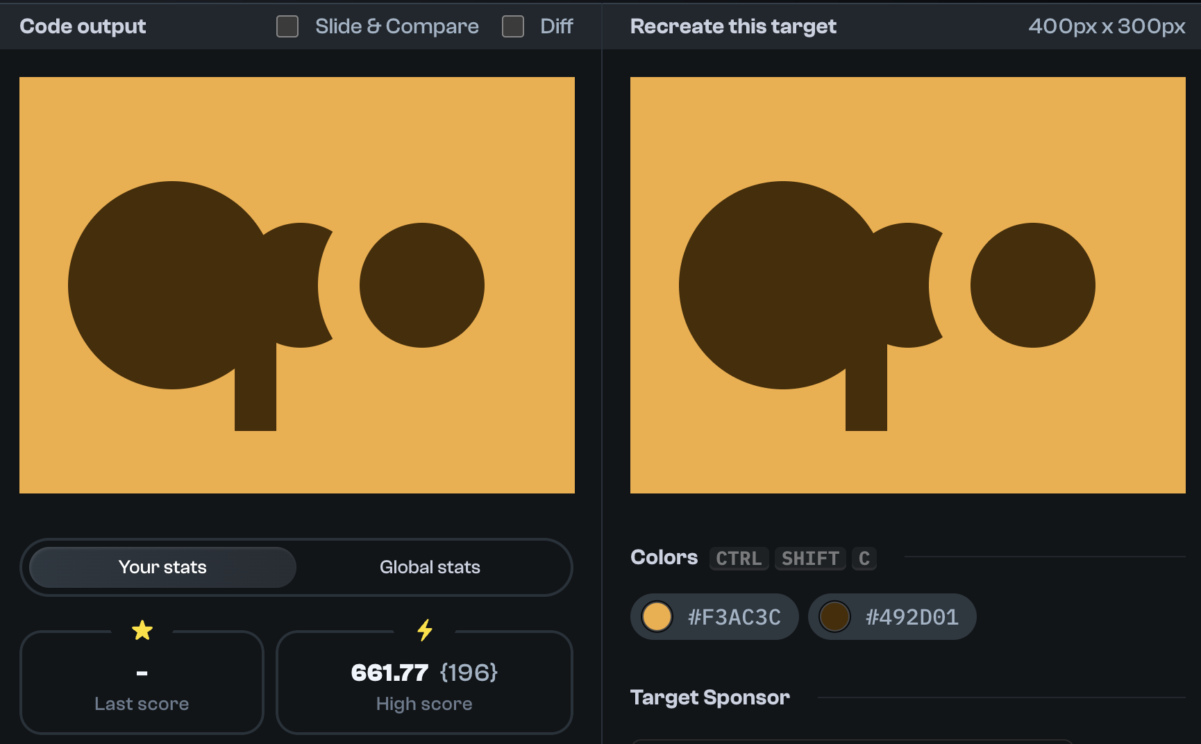 Target 348 comparison